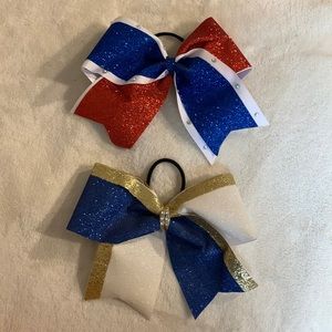 Cheer bows (2)